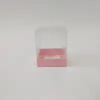 10x10x12 Pembe Altı Kartonlu Asetat Kutu - Görsel 1