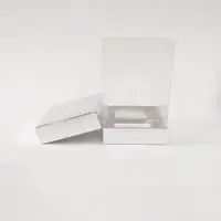 10x10x12 Gümüş Alt Üst Kartonlu Asetat Kutu - Görsel 1