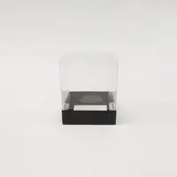 10x10x12 Siyah Altı Kartonlu Asetat Kutu - Görsel 1