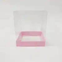 15x15x17 Pembe Altı Kartonlu Asetat Kutu - Görsel 1