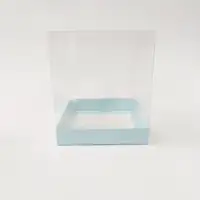15x15x17 Mavi Altı Kartonlu Asetat Kutu - Görsel 1