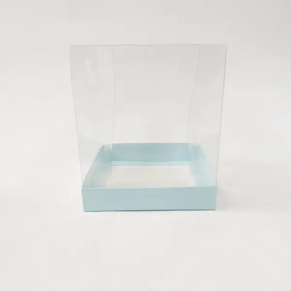 15x15x17 Mavi Altı Kartonlu Asetat Kutu