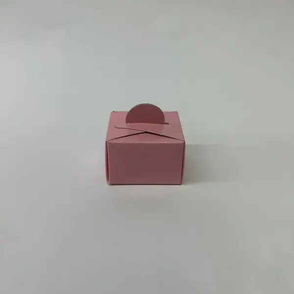 5x4.5x3.5 Tekli Pembe Lokum Kutusu