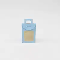11x7x4 Mavi Mini Kağıt Çanta - Görsel 1