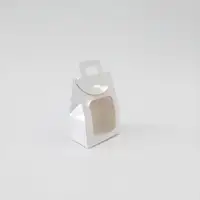 11x7x4 Beyaz Mini Kağıt Çanta - Görsel 2