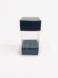 5x5x15 Siyah Alt Üst Kartonlu Asetat Kutu - Görsel 1