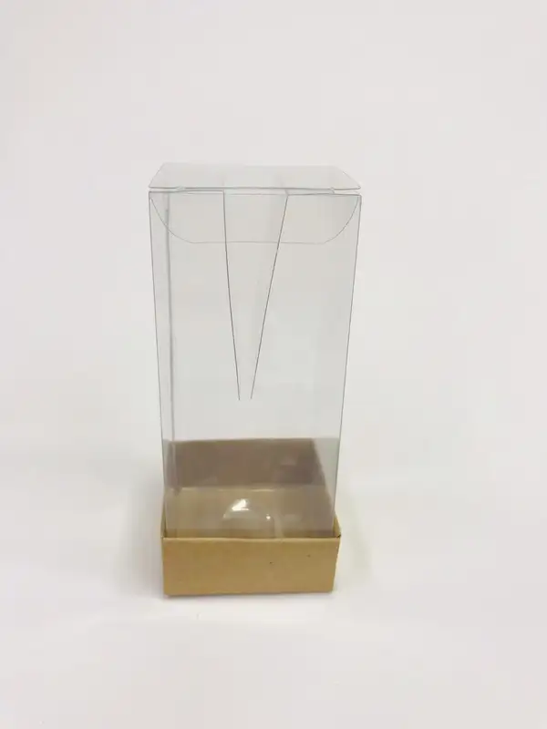 5x5x15 Kraft Altı Kartonlu Asetat Kutu