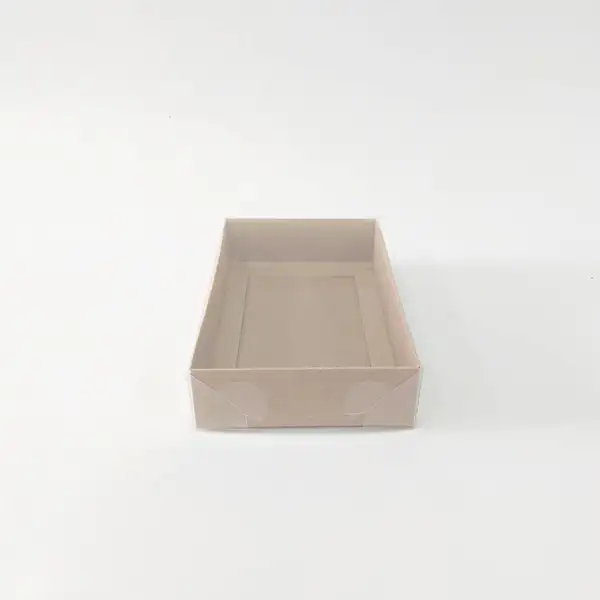 15x9x3 Kraft Altı Kartonlu Asetat Kutu