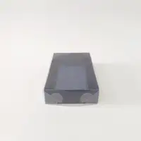 15x9x3 Lacivert Altı Kartonlu Asetat Kutu - Görsel 1