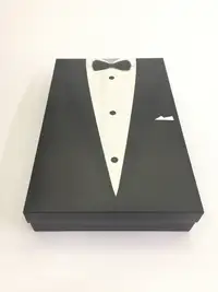 40x26x8 Siyah Damat Figürlü Komple Kutu - Görsel 2