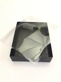 40x26x8 Siyah Altı Kartonlu Asetat Kutu - Görsel 1