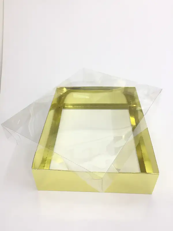 40x26x8 Altın Altı Kartonlu Asetat Kutu