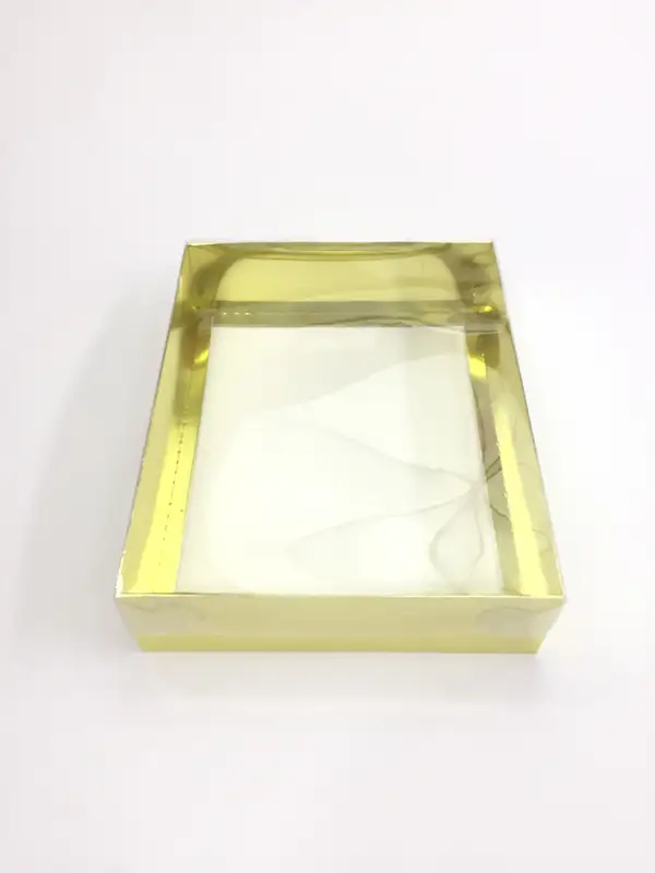 40x26x8 Altın Altı Kartonlu Asetat Kutu