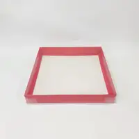 35x35x5 KırmızıAltı Kartonlu Asetat Kutu - Görsel 2
