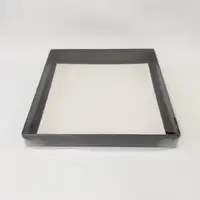 35x35x5 Siyah Altı Kartonlu Asetat Kutu - Görsel 2