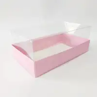 25x15x10 Pembe Altı Kartonlu Asetat Kutu - Görsel 1