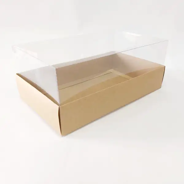 25x15x10 Kraft Altı Kartonlu Asetat Kutu