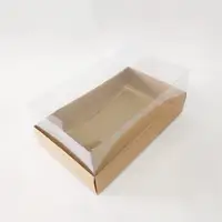 25x15x10 Kraft Altı Kartonlu Asetat Kutu - Görsel 2