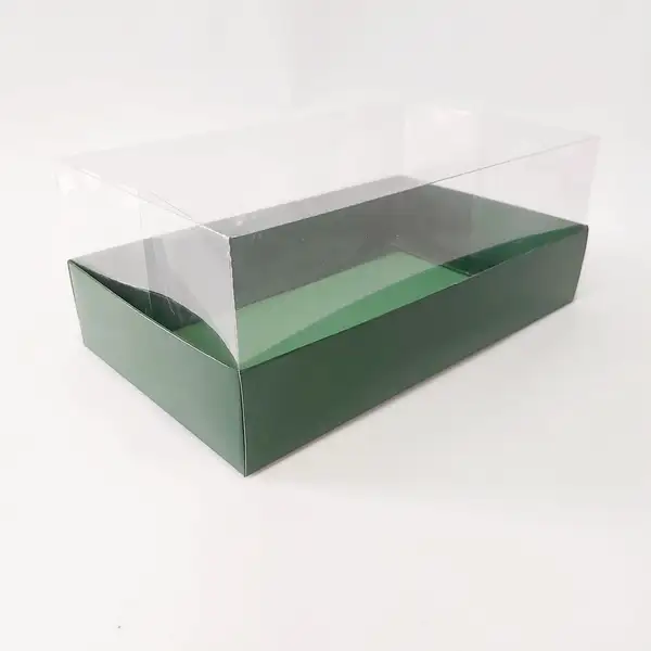 25x15x10 Yeşil Altı Kartonlu Asetat Kutu