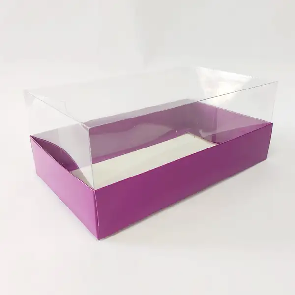 25x15x10 Mor Altı Kartonlu Asetat Kutu