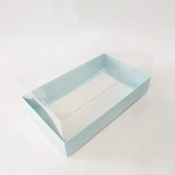 25x15x10 Mavi Altı Kartonlu Asetat Kutu