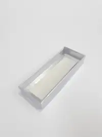 16x6x2 Gümüş Altı Kartonlu Asetat Kutu - Görsel 2