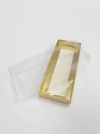 16x6x2 Altın Altı Kartonlu Asetat Kutu - Görsel 1