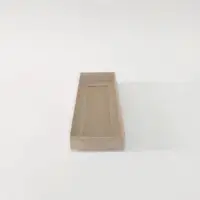 16x6x2 Kraft Altı Kartonlu Asetat Kutu - Görsel 1