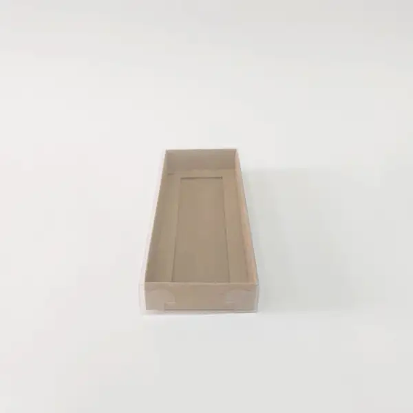 16x6x2 Kraft Altı Kartonlu Asetat Kutu