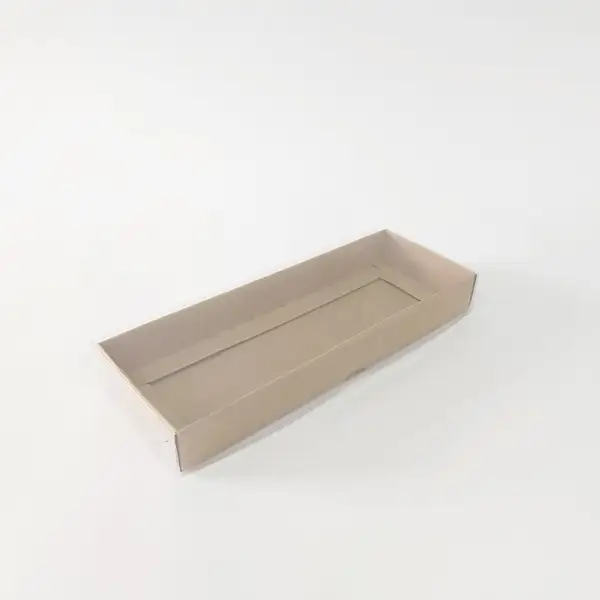 16x6x2 Kraft Altı Kartonlu Asetat Kutu