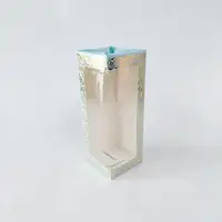 8x8x21 Altın Yaldızlı Mavi Kutu - Görsel 1