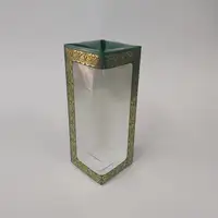 8x8x21 Altın Yaldızlı Koyu Yeşil Kutu - Görsel 1