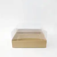 20x20x10 Kraft Altı Kartonlu Asetat Kutu - Görsel 1
