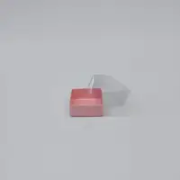 7x7x4 Pembe Altı Kartonlu Asetat Kutu - Görsel 2