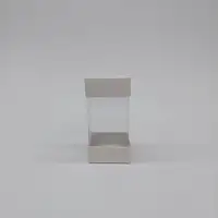5.5x5.5x11 Beyaz Alt Üst Kartonlu Asetat Kutu - Görsel 1