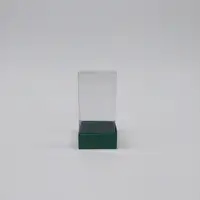 5.5x5.5x11 Yeşil Altı Kartonlu Asetat Kutu - Görsel 1